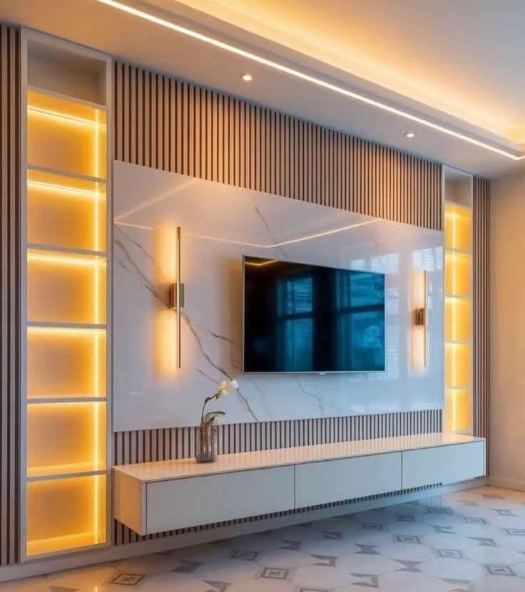 Modern TV unit For Interior